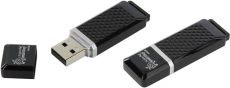 Флешка SmartBuy 64 Gb Quartz Black SB64GBQZ-K 64Гб черный