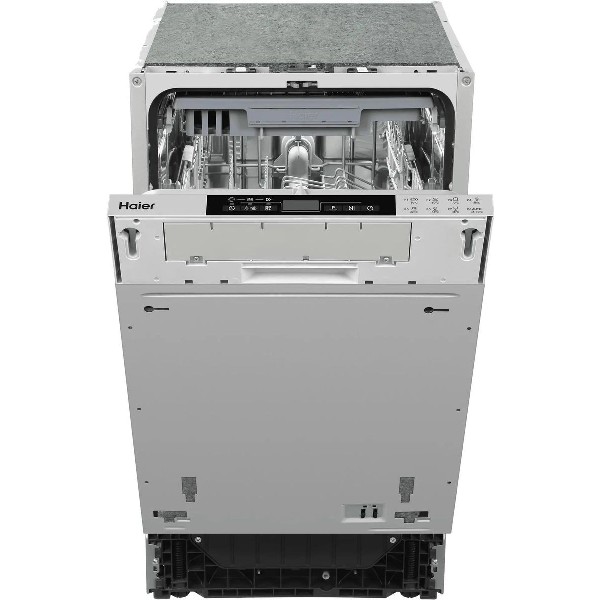 Встраиваемая посудомоечная машина Haier HDWE11-194RU узкая, серебристый